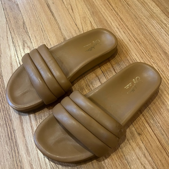 Seychelles Low Key classic slides in Tan Leather - Picture 4 of 5
